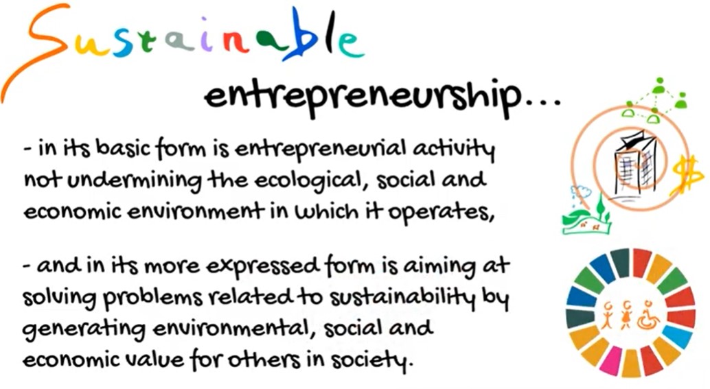 ICA Edu SIG Sustainable Entrepreneurship